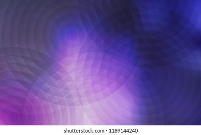 Light Purple vector layout with circle shapes. Blurred bubbles on abstract background with colorful gradient. Pattern can be used for beautiful websites.