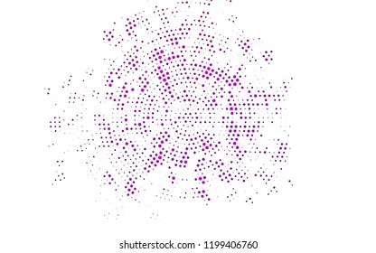 Light Purple vector layout with circle shapes. Blurred decorative design in abstract style with bubbles. Design for posters, banners.