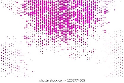 Light Purple vector layout with circle shapes. Beautiful colored illustration with blurred circles in nature style. Design for business adverts.