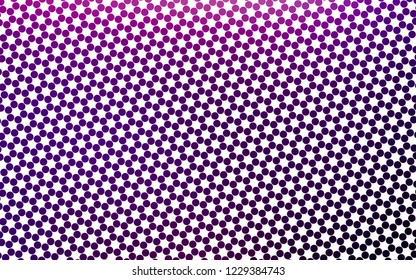 Light Purple vector layout with circle shapes. Glitter abstract illustration with blurred drops of rain. Pattern for ads, leaflets.
