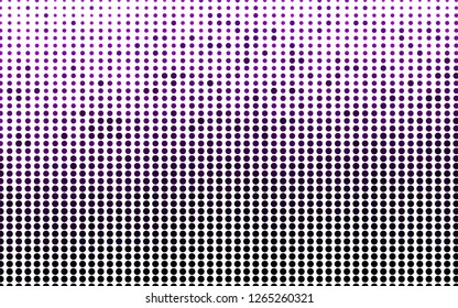 Light Purple vector layout with circle shapes. Illustration with set of shining colorful abstract circles. Pattern for beautiful websites.