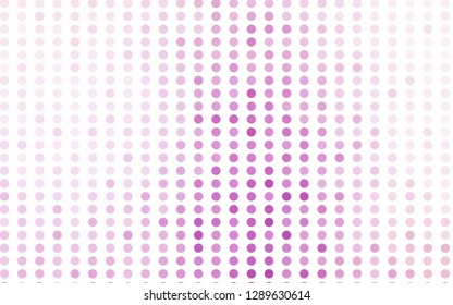 Light Purple vector layout with circle shapes. Illustration with set of shining colorful abstract circles. Design for posters, banners.