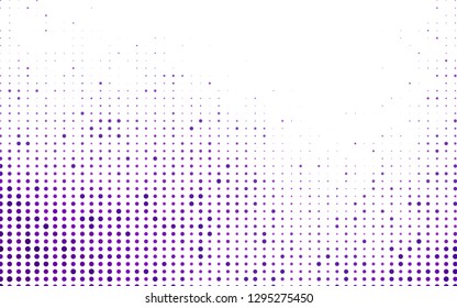 Light Purple vector layout with circle shapes. Illustration with set of shining colorful abstract circles. Design for business adverts.