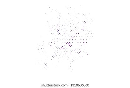Light Purple vector layout with circle shapes. Abstract illustration with colored bubbles in nature style. Design for posters, banners.