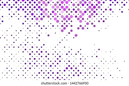 Light Purple vector layout with circle shapes. Beautiful colored illustration with blurred circles in nature style. Pattern for beautiful websites.