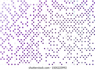Light Purple vector layout with circle shapes. Blurred bubbles on abstract background with colorful gradient. Completely new template for your brand book.