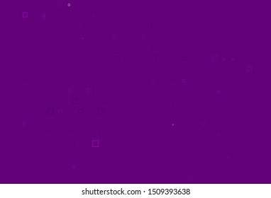 Light Purple vector layout with circle spots, cubes. Colorful illustration with circles, squares in nature style. Template for your brand book.