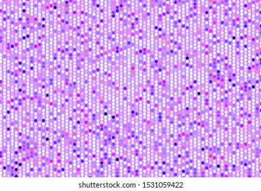 Light Purple vector layout with circle shapes. Beautiful colored illustration with blurred circles in nature style. Pattern for ads, leaflets.
