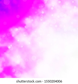Light Purple vector layout with circle shapes. Abstract illustration with colorful spots in nature style. Design for your commercials.