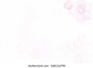 Light Purple vector layout with circle shapes. Circles, lines with colorful gradient on abstract background. Design for poster, banner of websites.