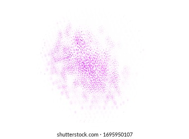 Light Purple vector layout with circle shapes. Beautiful colored illustration with blurred circles in nature style. Pattern for ads, leaflets.