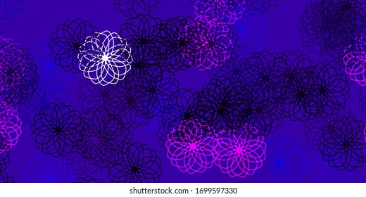 Light Purple vector layout with circle shapes. Modern abstract illustration with colorful circle shapes. New template for a brand book.