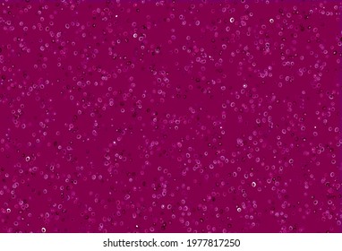 Light Purple vector layout with circle shapes. Abstract illustration with colored bubbles in nature style. Completely new template for your brand book.