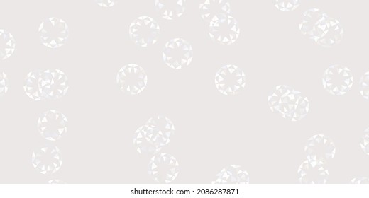 Diseño vectorial púrpura claro con formas de círculo. Ilustración con un conjunto de esferas abstractas coloridas y brillantes. Patrón para papeles pintados, cortinas.