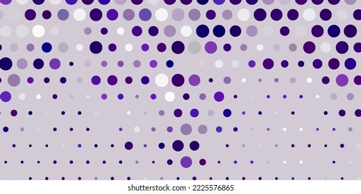 Light purple vector layout with circle shapes. Modern abstract illustration with colorful circle shapes. Design for your commercials.