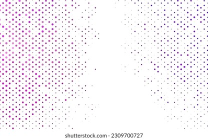 Light Purple vector layout with circle shapes. Illustration with set of shining colorful abstract circles. Template for your brand book.