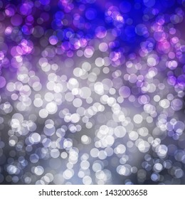 Light Purple vector layout with circles. Abstract decorative design in gradient style with bubbles. Pattern for websites, landing pages.