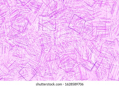 Light Purple vector layout with circles, lines, rectangles. Illustration with colorful circles, triangles, rectangles. Template for wallpapers.