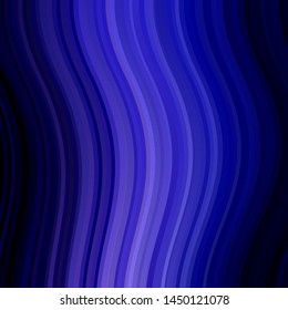 Light Purple vector layout with circular arc. Colorful illustration in abstract style with bent lines. Template for your UI design.