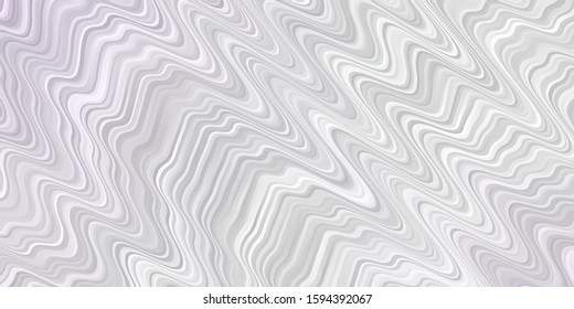 Light Purple vector layout with circular arc. Bright sample with colorful bent lines, shapes. Best design for your ad, poster, banner.