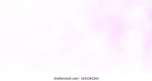 Light Purple vector layout with cloudscape. Abstract colorful clouds on gradient illustration. Pattern for your booklets, leaflets.