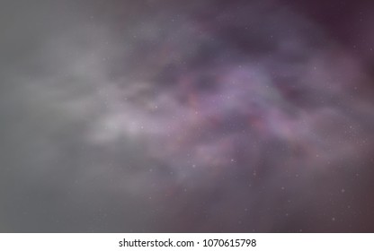 Light Purple vector layout with cosmic stars. Shining illustration with sky stars on abstract template. Smart design for your business advert.