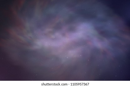 Light Purple vector layout with cosmic stars. Blurred decorative design in simple style with galaxy stars. Pattern for astronomy websites.