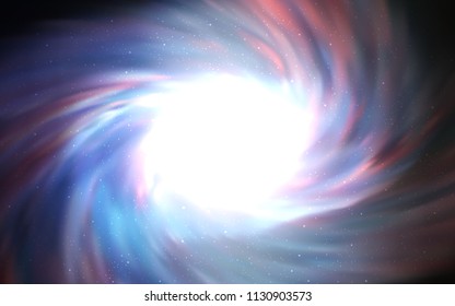 Light Purple vector layout with cosmic stars. Space stars on blurred abstract background with gradient. Pattern for astronomy websites.