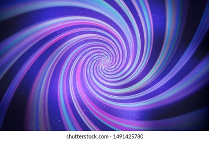 Light Purple vector layout with cosmic stars. Shining colored illustration with bright astronomical stars. Pattern for astronomy websites.