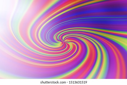 Light Purple vector layout with curved lines. Colorful illustration in simple style with gradient. Brand new design for your ads, poster, banner.