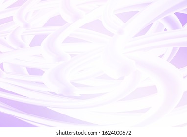 Light Purple vector layout with curved lines. Colorful illustration in simple style with gradient. New composition for your brand book.