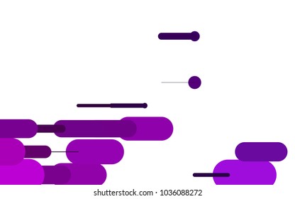 Light Purple vector layout with flat lines. Modern geometrical abstract illustration with staves. The pattern can be used for medical ad, booklets, leaflets