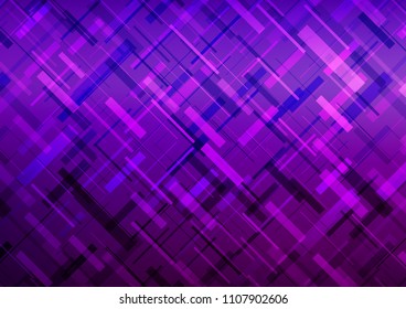 Light Purple vector layout with flat lines. Glitter abstract illustration with colored sticks. The pattern can be used for busines ad, booklets, leaflets