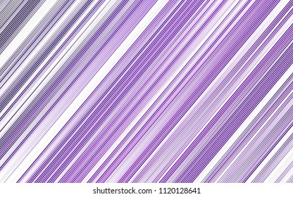 Light Purple vector layout with flat lines. Lines on blurred abstract background with gradient. Best design for your ad, poster, banner.