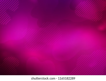 Light Purple vector layout with flat lines. Shining colored illustration with narrow lines. The pattern can be used for busines ad, booklets, leaflets