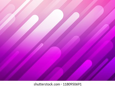 Light Purple vector layout with flat lines. Shining colored illustration with narrow lines. The pattern can be used for websites.