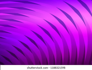 Light Purple vector layout with flat lines. Decorative shining illustration with lines on abstract template. The pattern can be used as ads, poster, banner for commercial.
