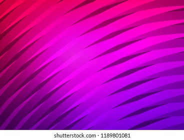Light Purple vector layout with flat lines. Decorative shining illustration with lines on abstract template. The pattern can be used for websites.