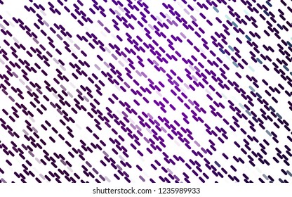 Light Purple vector layout with flat lines. Shining illustration with lines on abstract template. Best design for your ad, poster, banner.