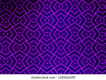 Light Purple vector layout with flat lines. Lines on blurred abstract background with gradient. Backdrop for TV commercials.
