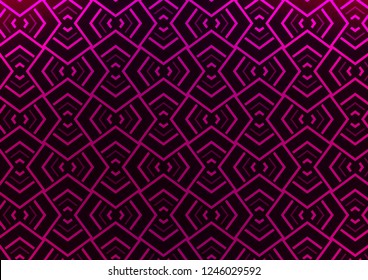 Light Purple vector layout with flat lines. Glitter abstract illustration with colored sticks. Pattern for websites, landing pages.