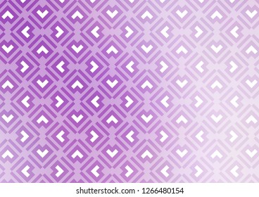 Light Purple vector layout with flat lines. Blurred decorative design in simple style with lines. Pattern for websites, landing pages.