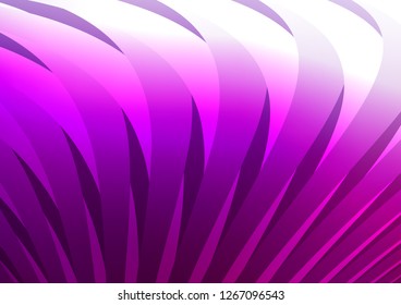 Light Purple vector layout with flat lines. Lines on blurred abstract background with gradient. The template can be used as a background.