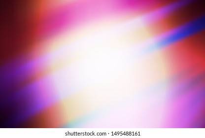 Light Purple vector layout with flat lines. Lines on blurred abstract background with gradient. Pattern for ad, booklets, leaflets.