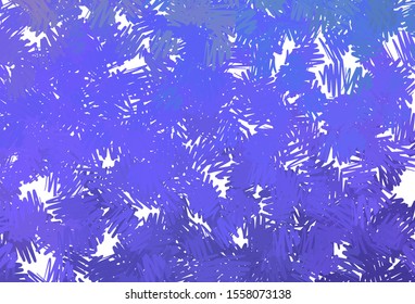 Light Purple vector layout with flat lines. Lines on blurred abstract background with gradient. Pattern for ad, booklets, leaflets.