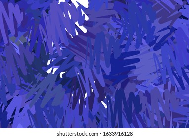 Light Purple vector layout with flat lines. Shining colored illustration with sharp stripes. Pattern for ads, posters, banners.