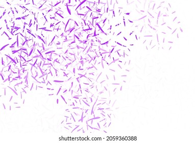 Light Purple vector layout with flat lines. Glitter abstract illustration with colorful sticks. Pattern for ads, posters, banners.