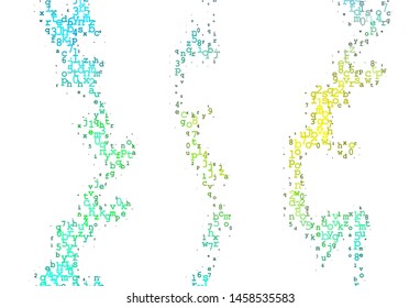 Light Purple vector layout with latin alphabet. Shining colorful illustration with isolated letters. The pattern can be used for school, grammar websites.