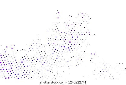 Light Purple vector layout with lines, rectangles. Illustration with set of colorful rectangles. Pattern for busines ad, booklets, leaflets