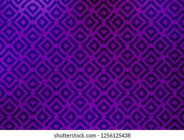 Light Purple vector layout with lines, rectangle. Modern geometric abstract illustration with lines, squares. Pattern for ads, posters, banners.